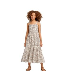 Louis Louise, Carinoux Cream Floral Dress | Girls, Size 12 / 100% Cotton